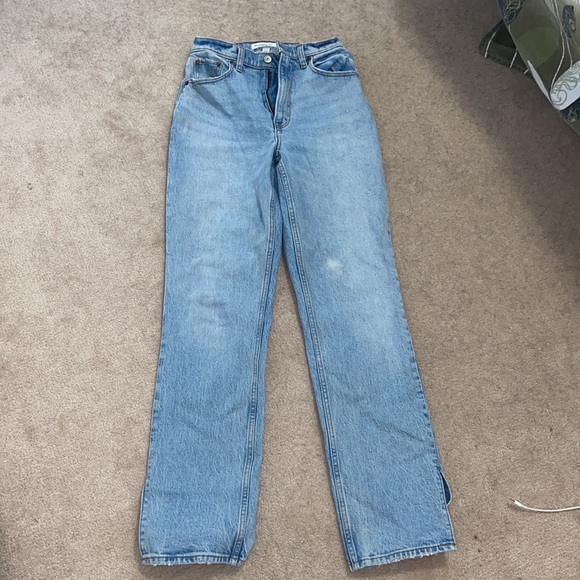 Abercrombie CURVE HIGH RISE jeans size 25 - Picture 3 of 5